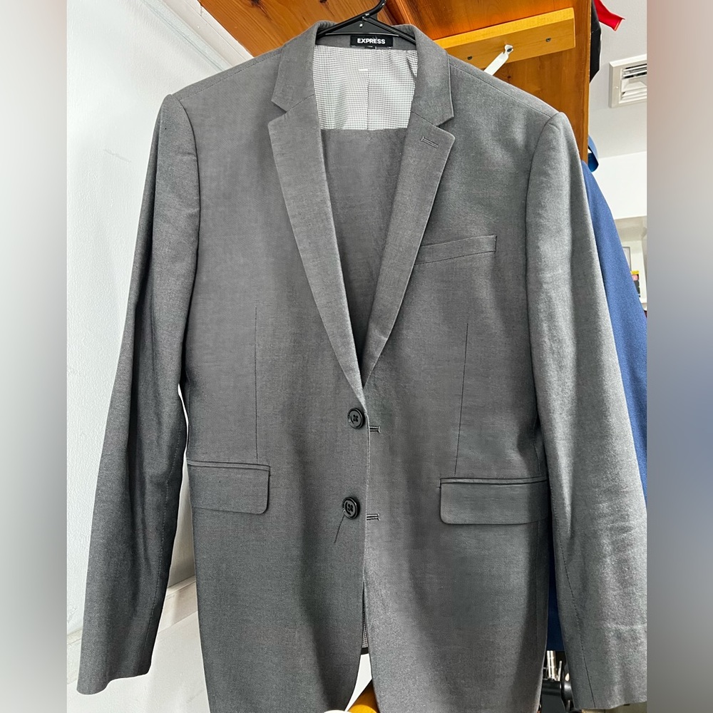 Express gray, Extra Slim Short suit